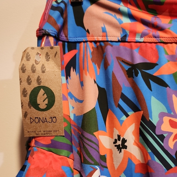 Floral Multicolor Skirt Skort - Picture 8 of 9